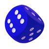 Large Dice Blue